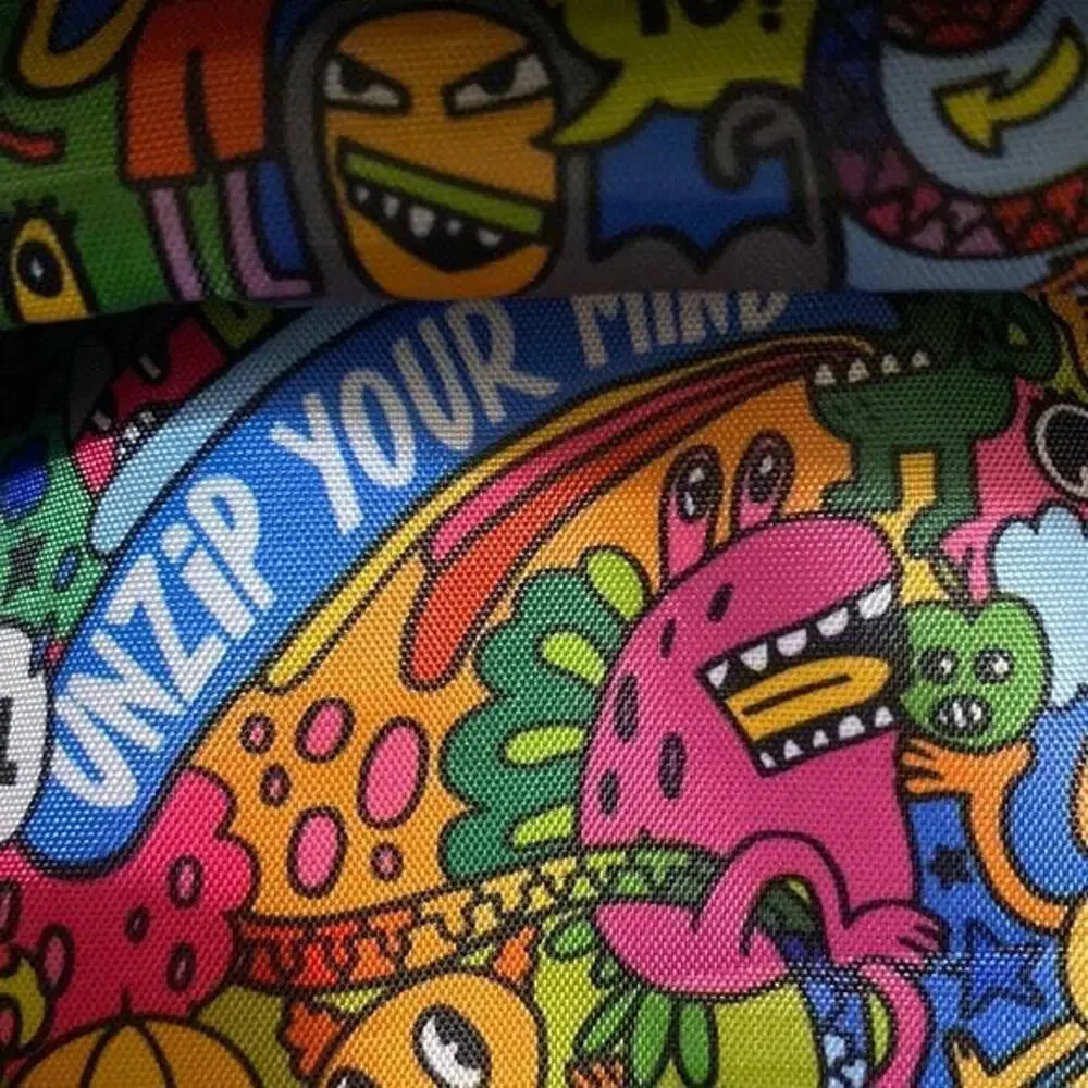 ZIPIT Lenny doodle Pencil Case Waistband Binder Pouch for kids new w/o tags